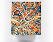 Charger l'image dans la galerie, Dresden Map Shower Curtain - germany Shower Curtain - Chroma Series