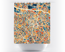 Load image into Gallery viewer, Sao Paulo Map Shower Curtain - brazil Shower Curtain - Chroma Series