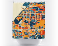 Charger l'image dans la galerie, Anchorage Map Shower Curtain - usa Shower Curtain - Chroma Series