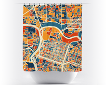 Load image into Gallery viewer, Sacramento Map Shower Curtain - usa Shower Curtain - Chroma Series