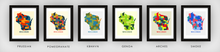 Load image into Gallery viewer, Wisconsin Map Print - Full Color Map Poster