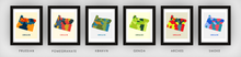 Load image into Gallery viewer, Oregon Map Print - Full Color Map Poster