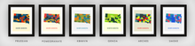 Load image into Gallery viewer, South Dakota Map Print - Full Color Map Poster