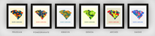 Load image into Gallery viewer, South Carolina Map Print - Full Color Map Poster