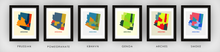 Charger l'image dans la galerie, Affiche cartographique de Arizona - Style Chroma