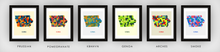 Load image into Gallery viewer, Iowa Map Print - Full Color Map Poster