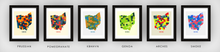 Load image into Gallery viewer, Ohio Map Print - Full Color Map Poster
