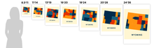 Load image into Gallery viewer, Wyoming Map Print - Full Color Map Poster