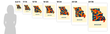 Load image into Gallery viewer, Missouri Map Print - Full Color Map Poster