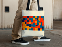 Load image into Gallery viewer, Kansas Map Tote Bag - KS Map Tote Bag 15x15