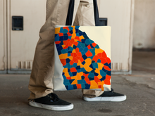 Load image into Gallery viewer, Georgia Map Tote Bag - GA Map Tote Bag 15x15