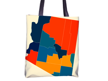 Charger l'image dans la galerie, Arizona Map Tote Bag - AZ Map Tote Bag 15x15