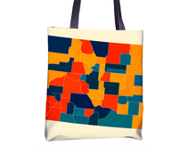 Load image into Gallery viewer, Colorado Map Tote Bag - CO Map Tote Bag 15x15