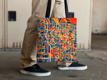 Load image into Gallery viewer, Salt Lake City Map Tote Bag - SLC Map Tote Bag 15x15