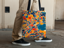 Load image into Gallery viewer, Edinburgh Map Tote Bag - Scotland Map Tote Bag 15x15