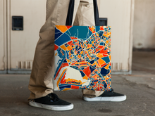 Load image into Gallery viewer, Karachi Map Tote Bag - Pakistan Map Tote Bag 15x15