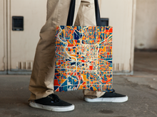 Load image into Gallery viewer, Indianapolis Map Tote Bag - Indy Map Tote Bag 15x15