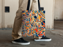 Load image into Gallery viewer, Vienna Map Tote Bag - Austria Map Tote Bag 15x15