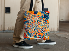Load image into Gallery viewer, Valencia Map Tote Bag - Spain Map Tote Bag 15x15