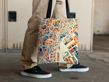 Load image into Gallery viewer, Tokyo Map Tote Bag - Japan Map Tote Bag 15x15