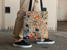 Load image into Gallery viewer, Tehran Map Tote Bag - Iran Map Tote Bag 15x15