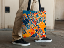 Load image into Gallery viewer, Islamabad Map Tote Bag - Pakistan Map Tote Bag 15x15