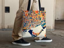 Load image into Gallery viewer, Toronto Map Tote Bag - To Map Tote Bag 15x15