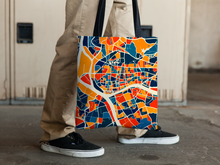 Load image into Gallery viewer, Guangzhou Map Tote Bag - China Map Tote Bag 15x15