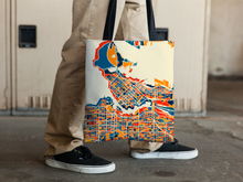 Load image into Gallery viewer, Vancouver Map Tote Bag - British Columbia Map Tote Bag 15x15