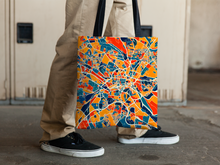Load image into Gallery viewer, Leeds Map Tote Bag - Yorkshire Map Tote Bag 15x15