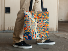 Load image into Gallery viewer, Portland Map Tote Bag - Oregon Map Tote Bag 15x15