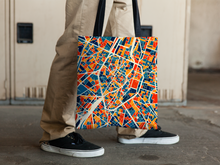 Load image into Gallery viewer, Bruxelles Map Tote Bag - Belgium Map Tote Bag 15x15