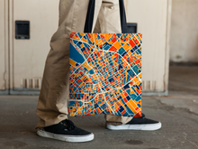 Load image into Gallery viewer, San Jose Map Tote Bag - Sj Map Tote Bag 15x15