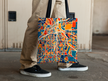 Load image into Gallery viewer, Fort Worth Map Tote Bag - Texas Map Tote Bag 15x15