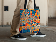 Load image into Gallery viewer, South Bend Map Tote Bag - Indiana Map Tote Bag 15x15