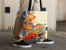 Load image into Gallery viewer, Rio de Janeiro Map Tote Bag - Gift Map Tote Bag 15x15