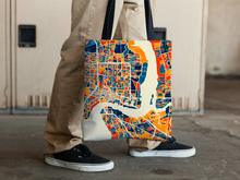 Load image into Gallery viewer, Jacksonville Map Tote Bag - Florida Map Tote Bag 15x15