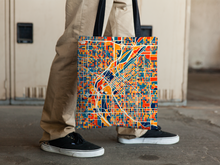 Load image into Gallery viewer, Denver Map Tote Bag - Colorado Map Tote Bag 15x15