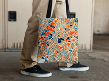 Load image into Gallery viewer, Athens Map Tote Bag - Greece Map Tote Bag 15x15