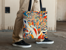 Load image into Gallery viewer, Washington Map Tote Bag - Washington Dc Map Tote Bag 15x15