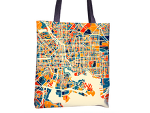 Load image into Gallery viewer, Baltimore Map Tote Bag - Maryland Map Tote Bag 15x15