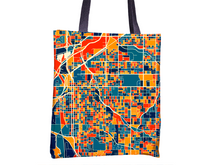 Charger l'image dans la galerie, Lincoln Map Tote Bag - Nebraska Map Tote Bag 15x15