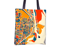 Load image into Gallery viewer, Mobile Map Tote Bag - Alabama Map Tote Bag 15x15