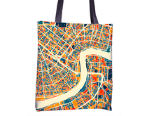 Charger l'image dans la galerie, New Orleans Map Tote Bag - No Map Tote Bag 15x15