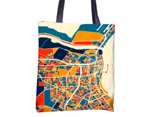 Load image into Gallery viewer, Corpus Christi Map Tote Bag - Texas Map Map Tote Bag 15x15