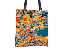 Load image into Gallery viewer, Edinburgh Map Tote Bag - Scotland Map Tote Bag 15x15