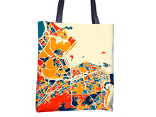 Load image into Gallery viewer, Rio de Janeiro Map Tote Bag - Gift Map Tote Bag 15x15