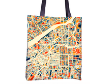 Load image into Gallery viewer, Osaka Map Tote Bag - Japan Map Tote Bag 15x15