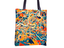 Load image into Gallery viewer, Bern Map Tote Bag - Switzerland Map Tote Bag 15x15