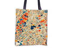 Load image into Gallery viewer, Athens Map Tote Bag - Greece Map Tote Bag 15x15